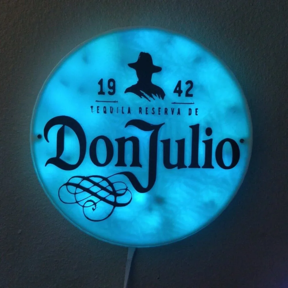 3D Printed Tequila Don Julio RGB LED Bar Sign With Remote Control ...